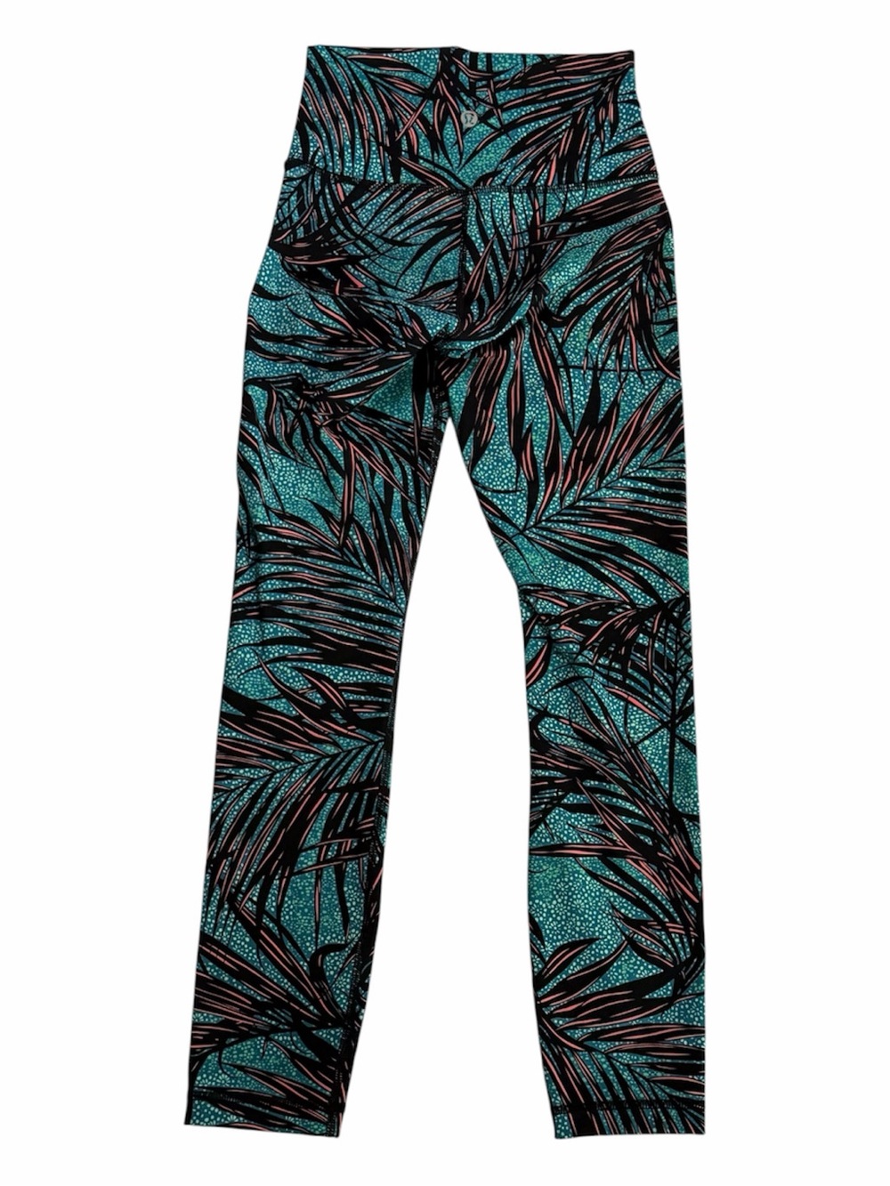 lululemon athletica Palm-Leaf High-Rise Leggings Size 2 —#070 - Picture 2 of 7
